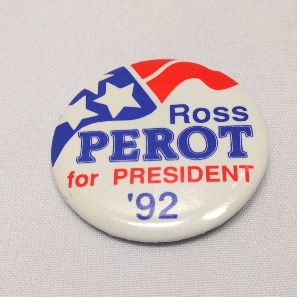 Ross Perot for President '92 Pin